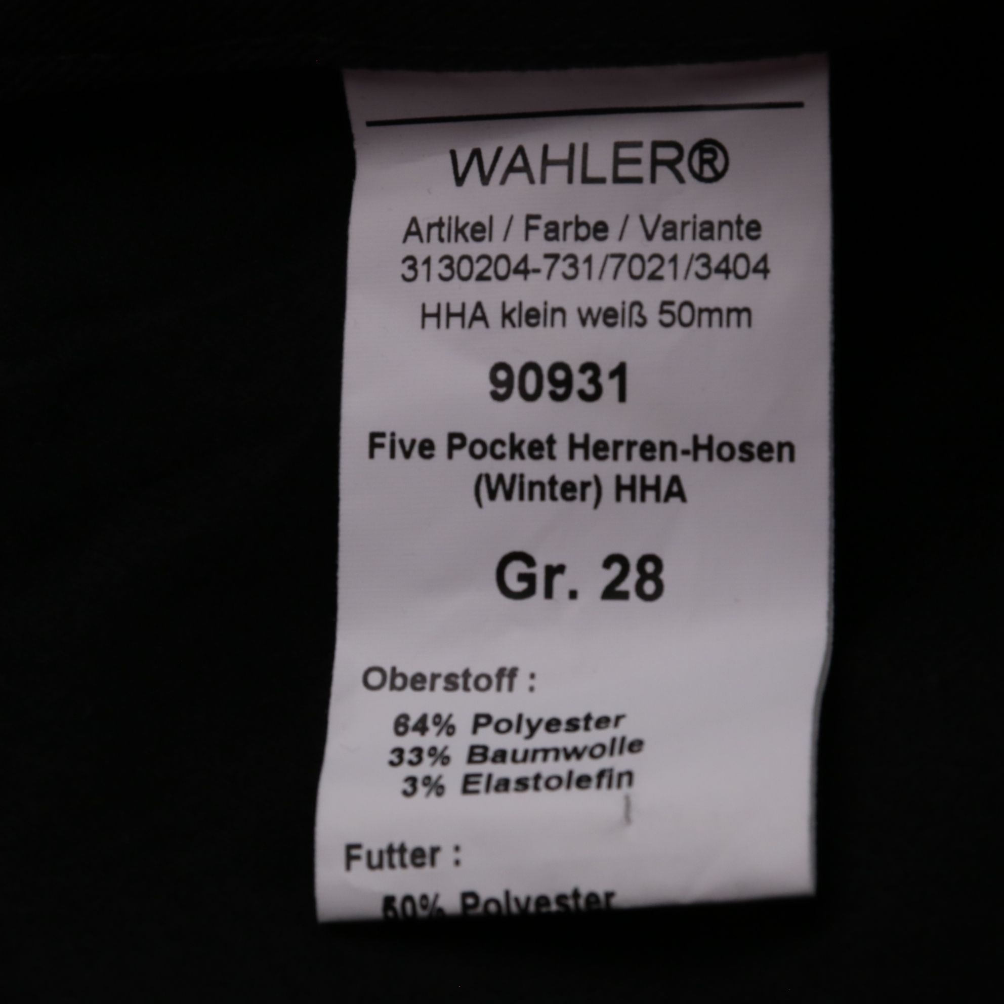 брюки Wahler